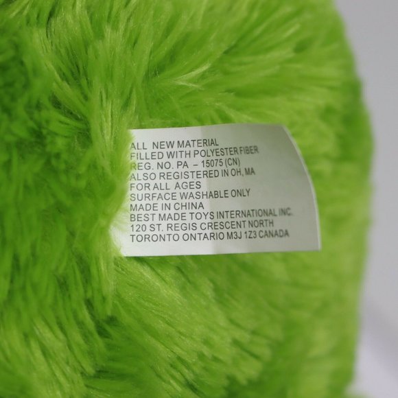 Best Made Toys Valentine's Big Green Frog Plush - Picture 10 of 11